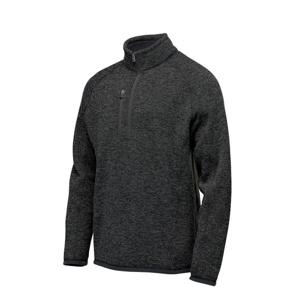 Stormtech Mens Avalanche Quarter Zip Pullover XXL Black Heather Black Heather XXL