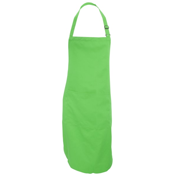 Dennys Vuxen Unisex Catering Haklappsförkläde Med Ficka (2-pack) Zest One Size