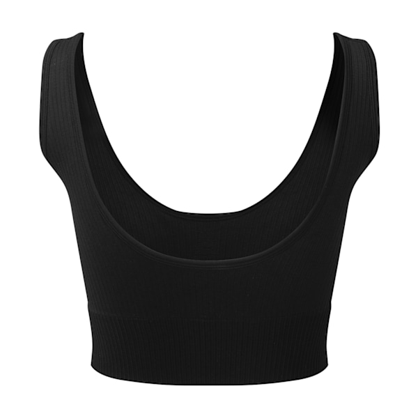 TriDri Dam/Kvinnor Multisport Ribbad Sömlös 3D BH M Svart Black M