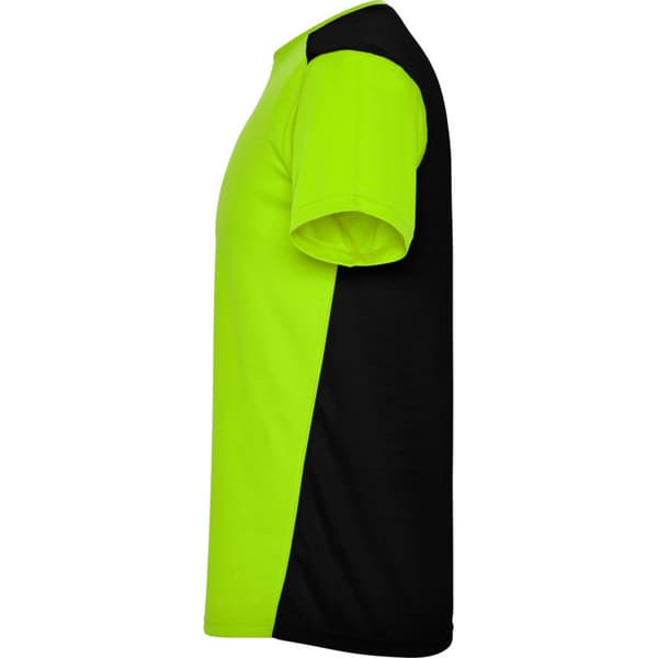 Roly Barn/Kids Detroit Sport T-shirt 12 år Lime/Solid Lime/Solid Black 12 Years