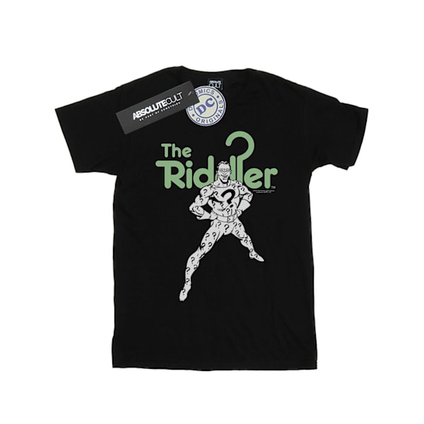 DC Comics Dam/Damer The Riddler Mono Action Pose Bomullspojke T-shirt Black XXL