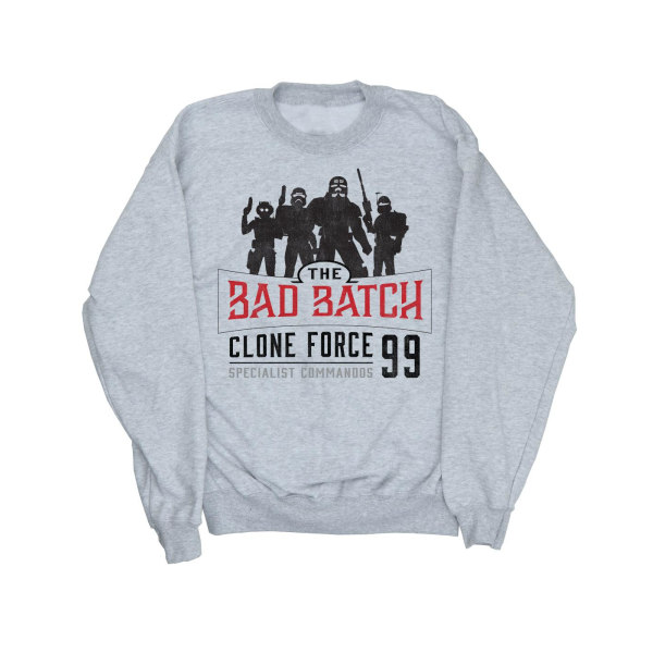 Star Wars Mens The Bad Batch Clone Force 99 Sweatshirt 3XL Spor Sports Grey 3XL