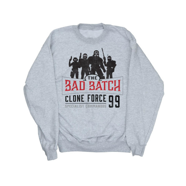 Star Wars Mens The Bad Batch Clone Force 99 Sweatshirt XL Sport Sports Grey XL