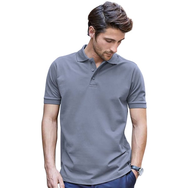 Tee Jays Herr Luxury Stretch Kortärmad Polotröja XL Flint S Flint Stone XL