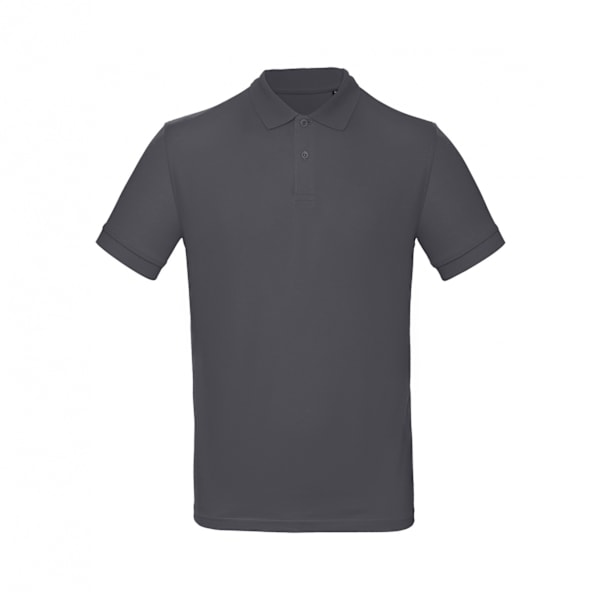 B&C Herr Inspire Polo 3XL Mörkgrå Dark Grey 3XL