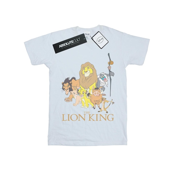 Disney Boys The Lion King Group T-Shirt 3-4 år Vit White 3-4 Years