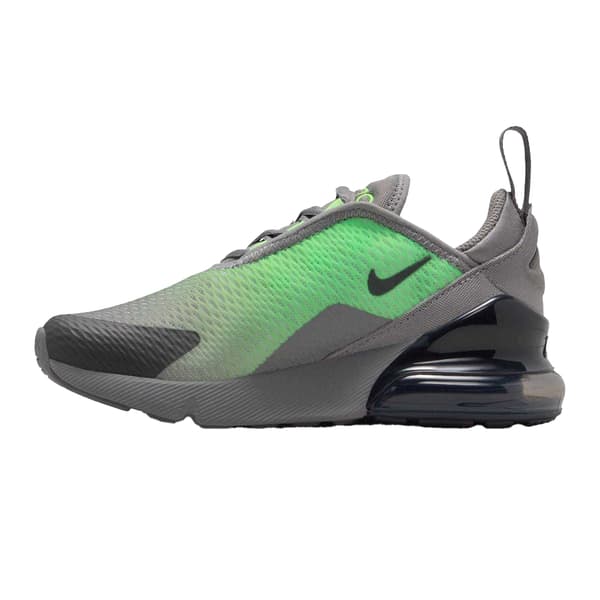 Nike Barn Air Max 270 Träningsskor 2 UK Grå/Volt Grey/Volt 2 UK