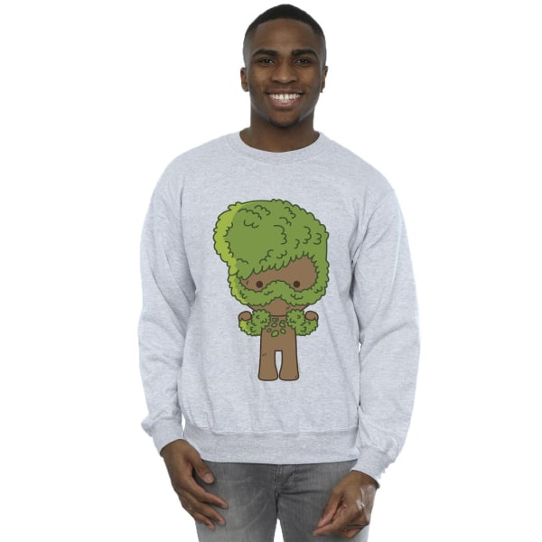 Marvel Mens I Am Groot Chibi Flex Sweatshirt 5XL Sports Grey Sports Grey 5XL