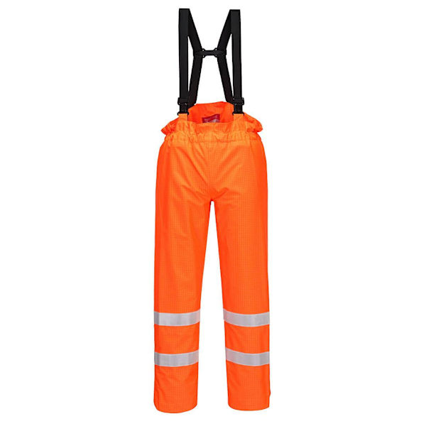 Portwest Bizflame Regn Hi-Vis Byxor 3XL Orange Orange 3XL