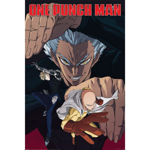 One Punch Man Hero Hunter Garou affisch 91,5 cm x 61 cm Flerfärgad Multicoloured 91.5cm x 61cm