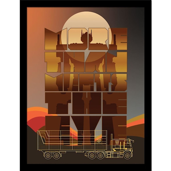 Transformers More Than Meets The Eye Inramad Poster 40cm x 30cm Multicoloured 40cm x 30cm