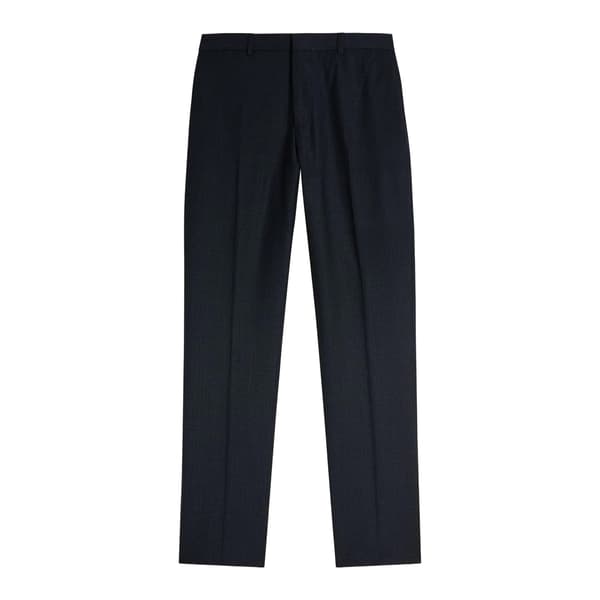 Ted Baker Herr Forbyts Valptandsbyxor 34R Marinblå Navy 34R