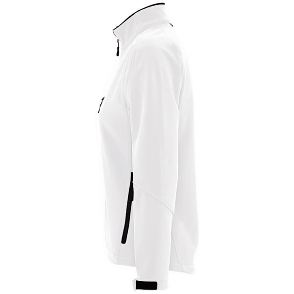 SOLS Dam/Dam Roxy Soft Shell Jacka (Andningsbar, Vindtät Och Vattenavvisande) White S