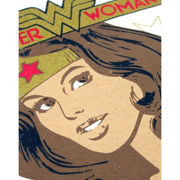 Wonder Woman Dam/Dam Porträtt T-shirt S Vit White S