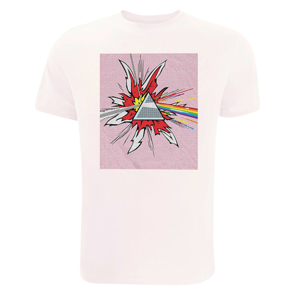 Pink Floyd Unisex Adult Lichtenstein Prism T-Shirt M Vit White M