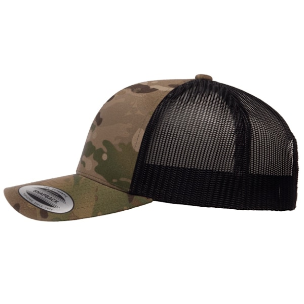 Flexfit by Yupoong Multicam Retro Trucker Cap One Size Multicam Multicam One Size