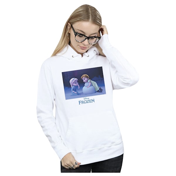 Disney Dam/Kvinnor Frozen Bygg En Snögubbe Hoodie S Vit White S