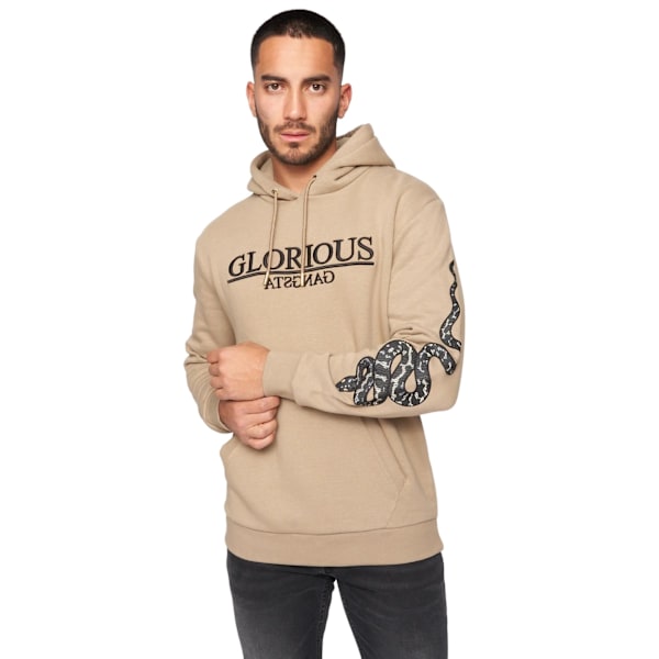 Glorious Gangsta Mens Pythonidae Hoodie L Beige Beige L