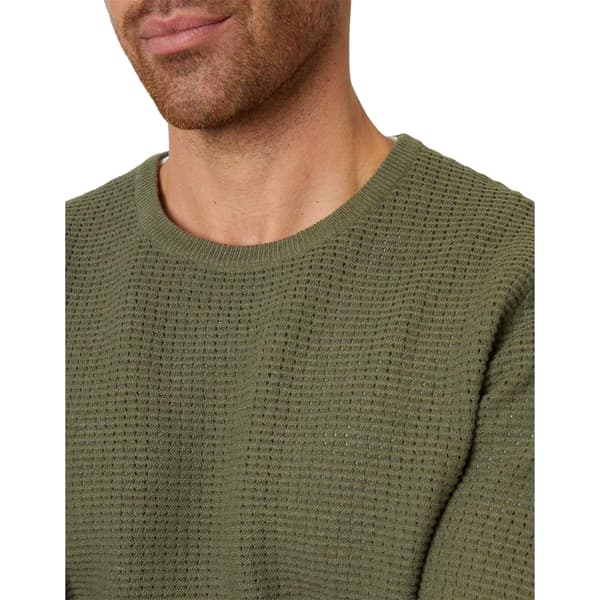 Threadbare Herr Yarra Texturerad Normal Tröja M Oliv Olive M
