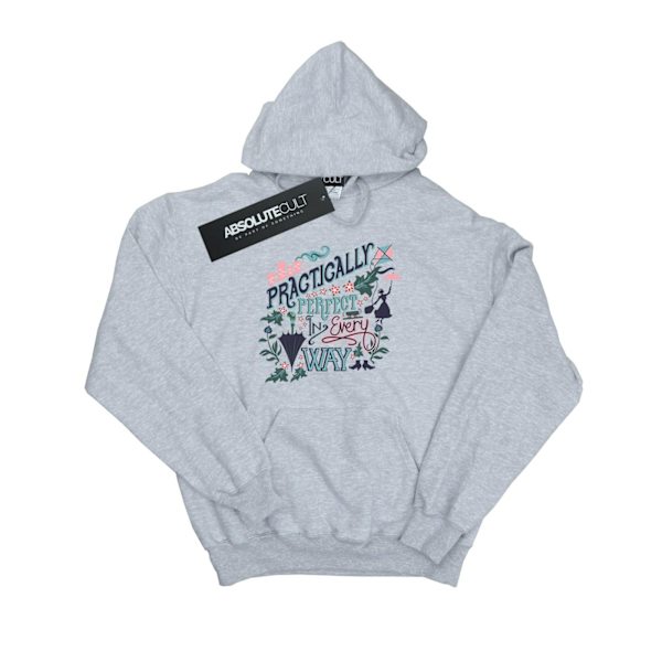 Disney Herr Mary Poppins Praktiskt Hoodie M Vit White M