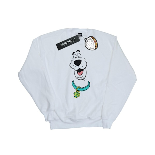 Scooby Doo Herr Stor Ansikte Sweatshirt XXL Vit White XXL