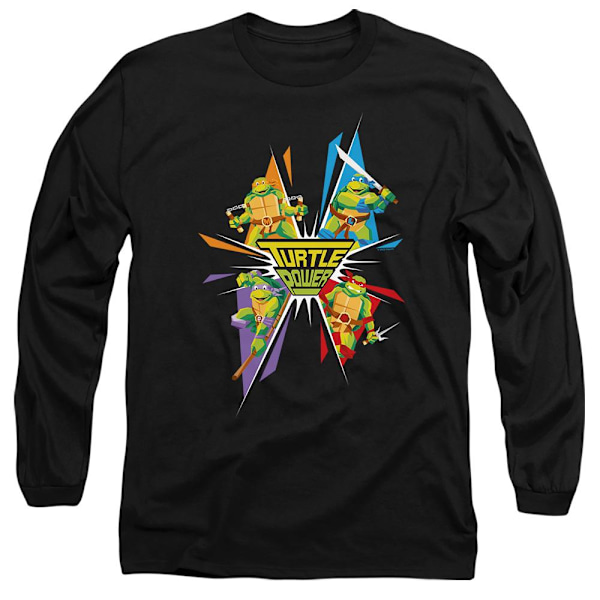 Teenage Mutant Ninja Turtles Unisex Vuxen Turtle Power T-Shirt Black S