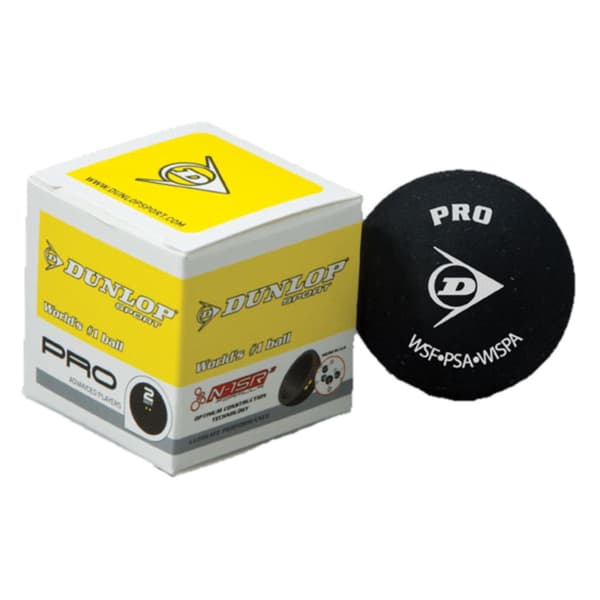 Dunlop Pro Squashbollar One Size Gul Yellow One Size