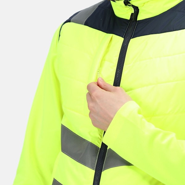 Regatta Professional Baffled Varselväst för Män S Gul Yellow/Navy S