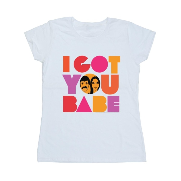 Sonny & Cher Dam/Dam I Got You Bomull T-shirt S Vit White S