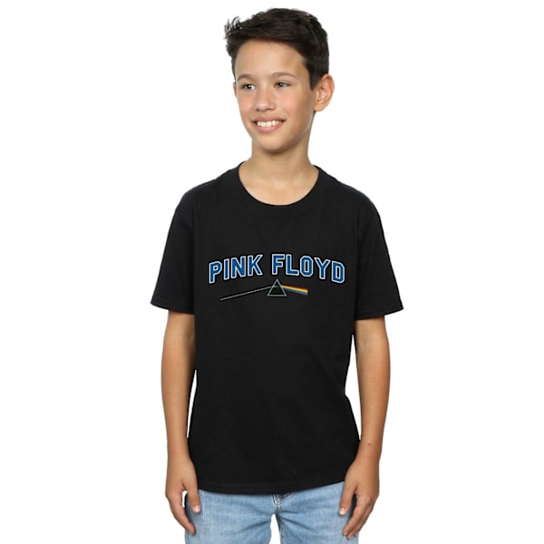 Pink Floyd Boys College Prism T-Shirt 7-8 år Svart Black 7-8 Years