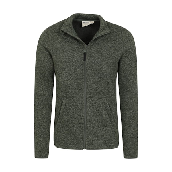 Mountain Warehouse Idris III Fleecejacka med Full Dragkedja för Herrar 3XL Gr Green 3XL