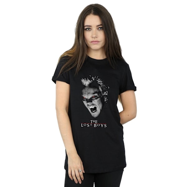 The Lost Boys Dam/Damer David Snarl Mono Bomull Boyfriend T-shirt Black M