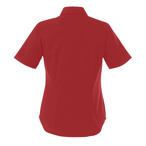 Premier Dam/Dam Poplin Kortärmad Blus 22 UK Burgund Burgundy 22 UK