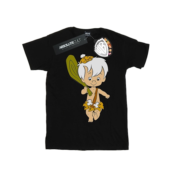 The Flintstones Girls Bamm Bamm Classic Pose Bomull T-shirt 7-8 Black 7-8 Years
