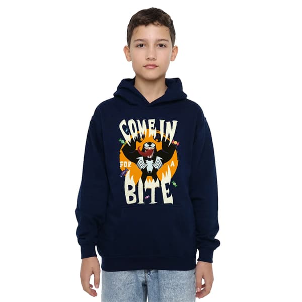 Venom Barn/Kids Bite Pull Over Hoodie 7-8 år Svart Black 7-8 Years