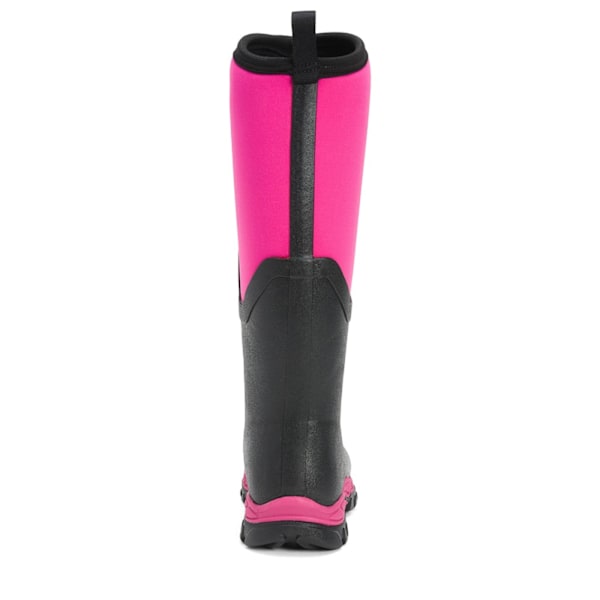 Muck Boots Dam/Dam Arctic Sport Tall Pill On Wellie Boots Black/Pink 7 UK