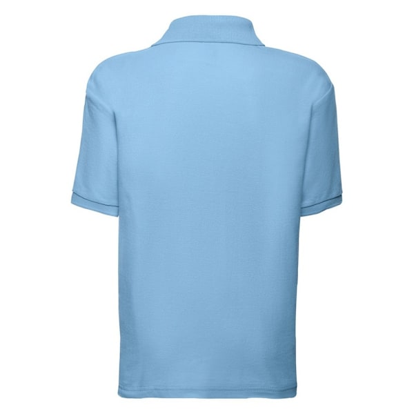 Fruit Of The Loom Barn/Barn Unisex 65/35 Pique Poloskjorta Sky Blue 12-13