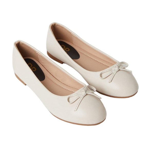 Dorothy Perkins Dam/Dam Penelope Rosett Balettskor 3 UK Beige Beige 3 UK