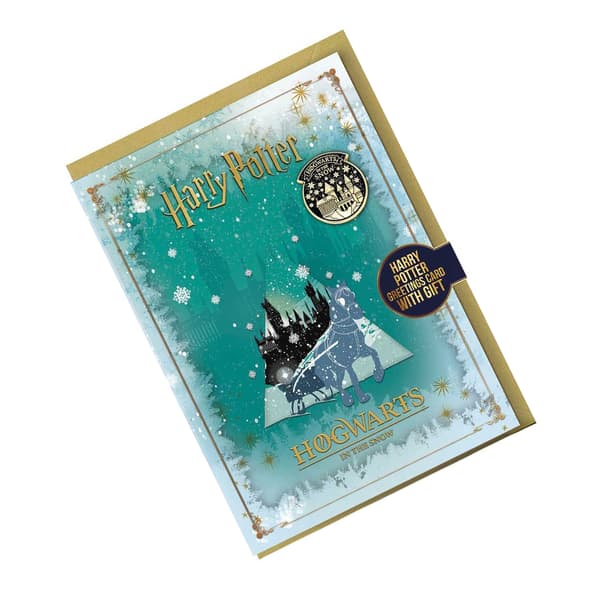 Harry Potter Hogwarts Vinter Julkort One Size Multicoloured One Size