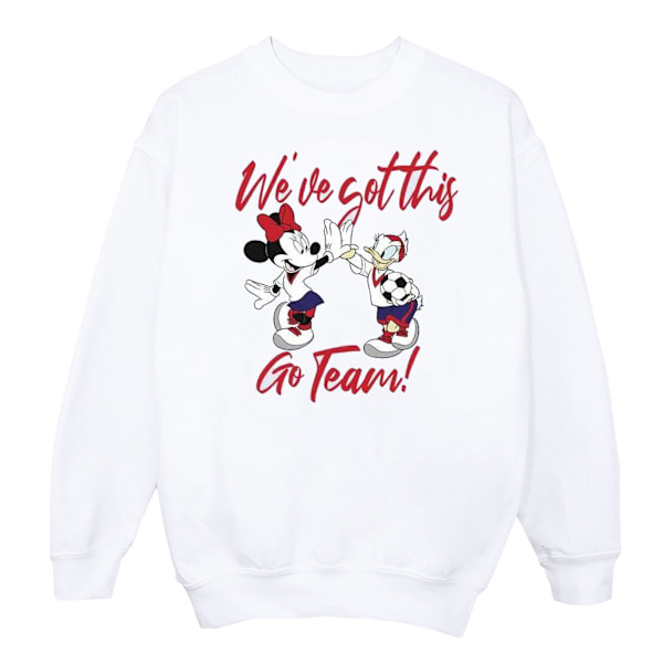Disney Mens Minnie Daisy We´ve Got This Sweatshirt XXL Vit White XXL