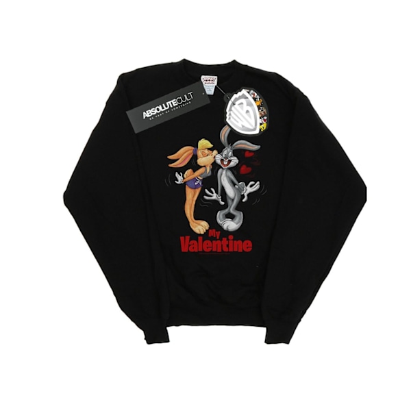 Looney Tunes Girls Bugs Bunny och Lola Alla hjärtans dag Sweatshirt Black 5-6 Years