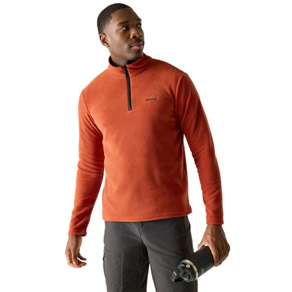 Regatta Great Outdoors Herr Thompson Half Zip Fleecetopp M Tegel Brick M