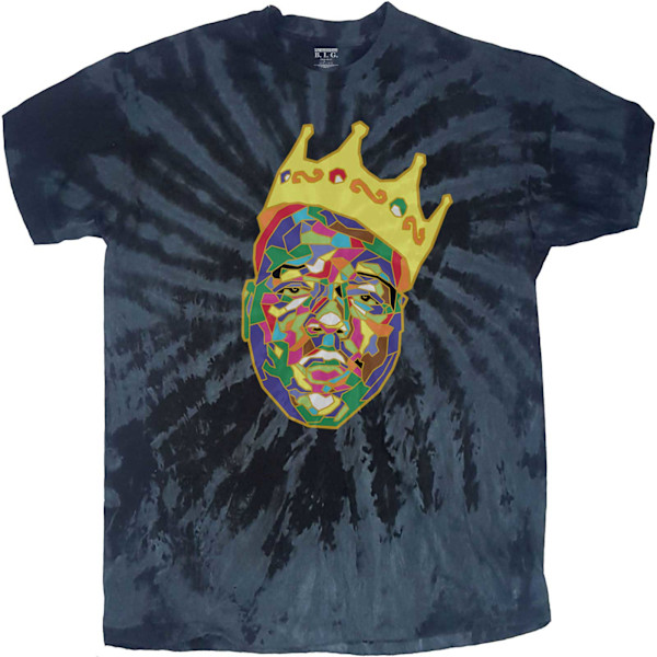 Biggie Smalls Unisex Vuxen Crown T-Shirt XXL Blå Blue XXL