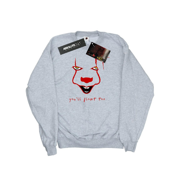 It Dam/Damer Pennywise Float Sweatshirt M Heather Grey Heather Grey M