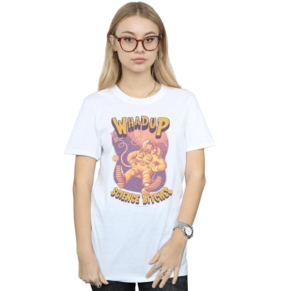 The Big Bang Theory Dam/Damer Whad Up Science Bitches Cotto White XXL