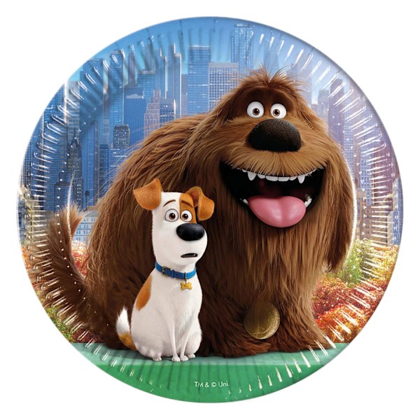 The Secret Life Of Pets Dreamworks Pappersmuggar (Förpackning om 8) Multicoloured One Size