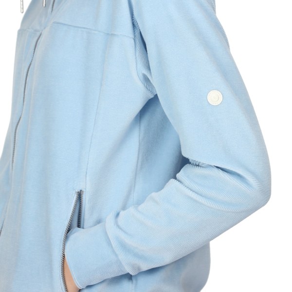 Regatta Dam/Kvinnor Velour Full Zip Fleece Jacka 14 UK Powder Blue Powder Blue 14 UK