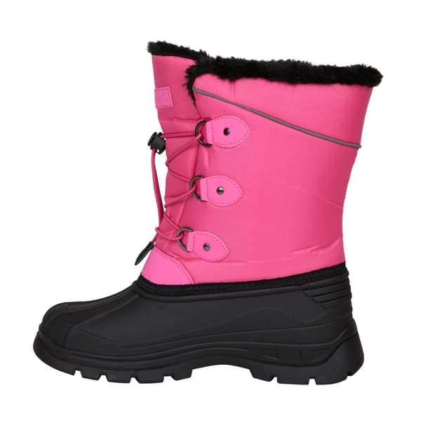 Mountain Warehouse Whistler Adaptiva Snökängor för Barn Pink 2 UK