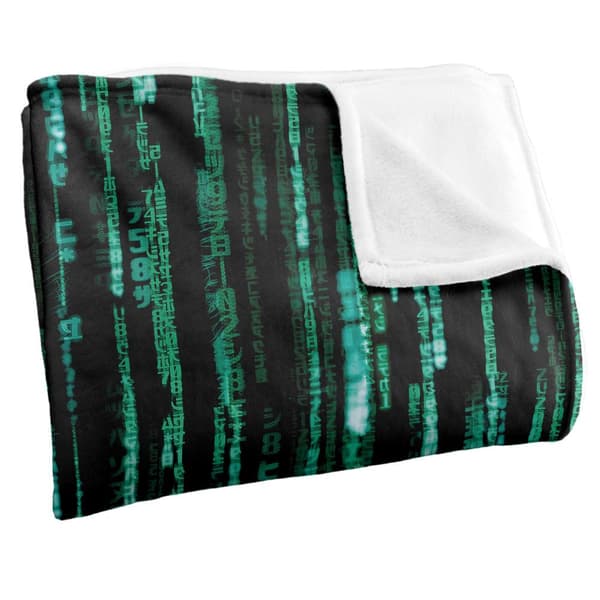 The Matrix Code Filt 58in x 36in Flerfärgad Multicoloured 58in x 36in