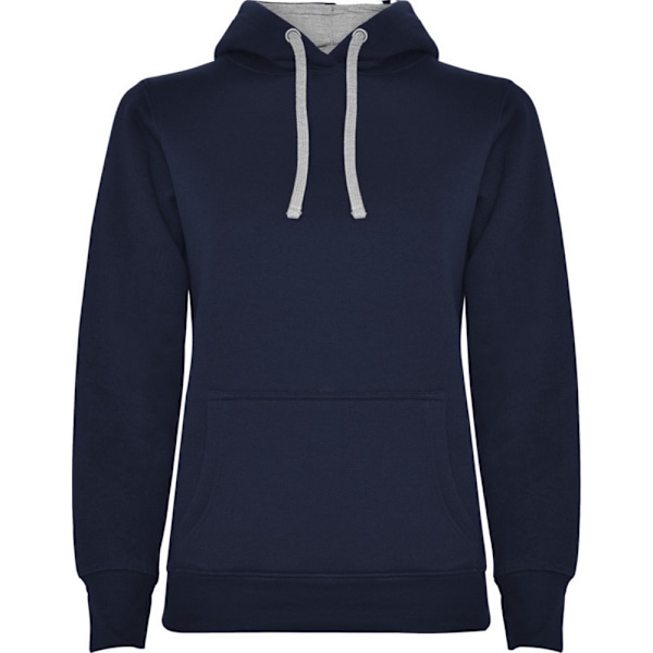 Roly Dam/Kvinnor Urban Hoodie S Marinblå/Gråmelerad Navy Blue/Grey Marl S